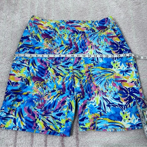 Stella Parker Golf Collection Bermuda Shorts Tropical Size Large Resortwear - Picture 9 of 12